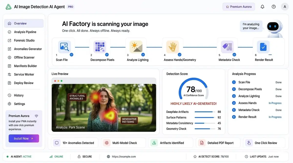 AI MCP config dashboard software example